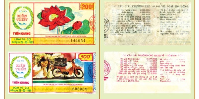 Vé xổ số đầu tiên trong lịch sử Việt Nam